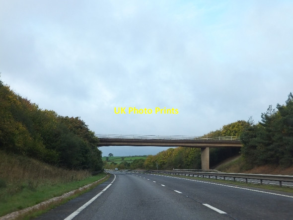 Photo 6"x4" Bridge over A30 south of Tedburn St Mary Tedburn St Mary c2011