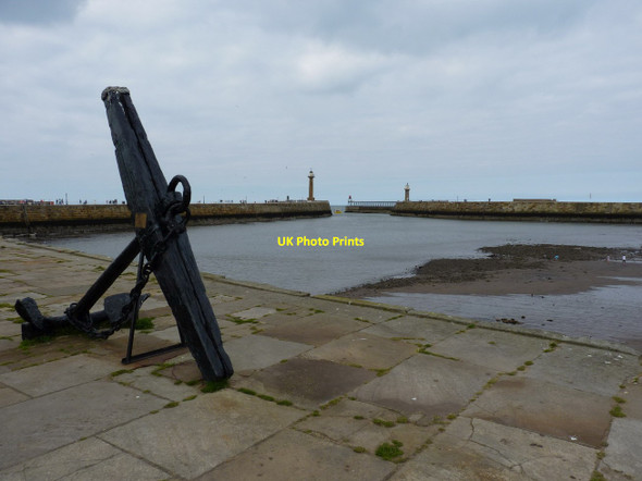 Photo 6"x4" Lower Harbour from the pier on the east bank Whitby\/NZ8910 c2011