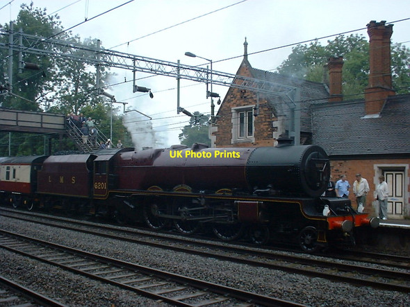 Photo 6"x4" 6201 Princess Elizabeth at Atherstone Station Atherstone\/SP3197 c2003