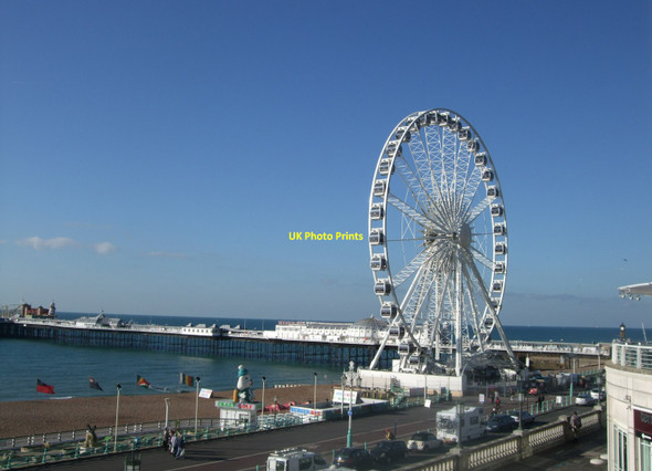 Photo 6"x4" Brighton Wheel Kemp Town c2011