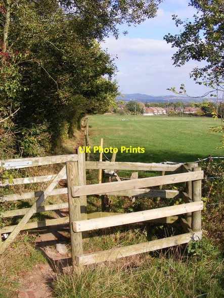 Photo 6"x4" Wood Edge Path Halesowen c2011
