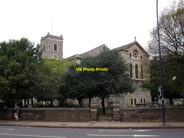 Photo 6"x4" Church of St Mary the Virgin - east end Catford\/TQ3873 c2011