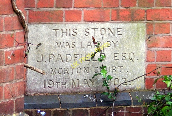 Photo 6"x4" Foundation stone, Birtsmorton methodist chapel Birts Street c2008