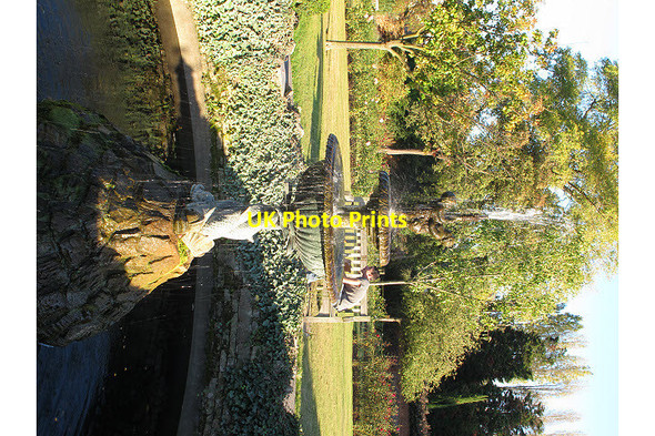 Photo 6"x4" Ornamental fountain in the Pleasaunce Eltham c2011