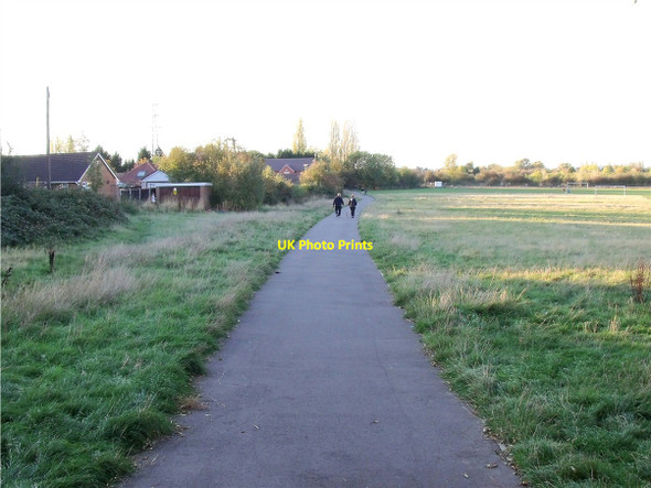 Photo 6"x4" Path from Woodminton Drive to the former Derby Canal Shelton Lock c2011