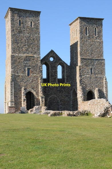 Photo 6"x4" Reculver church Reculver c2011