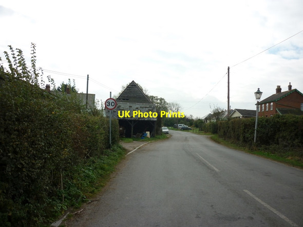 Photo 6"x4" Heading south along Rew Street near Baskett's Farm Cowes c2011
