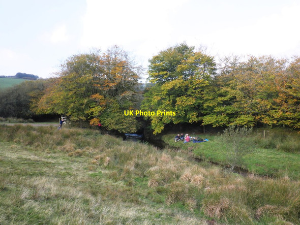 Photo 6"x4" Picnic, near Upper Willingford Bridge North Batsom c2011