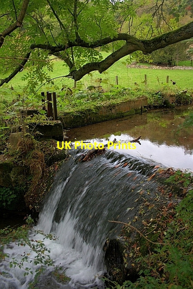 Photo 6"x4" Weir, Levisham Beck Levisham c2011