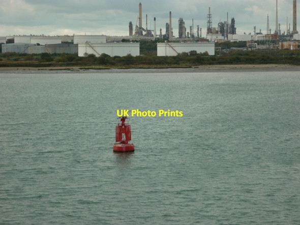 Photo 6"x4" A buoy in Southampton Water Hamble-le-Rice c2011