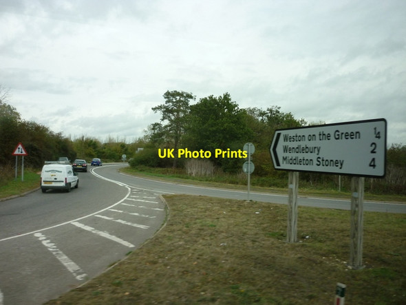 Photo 6"x4" The B430 to Weston on the Green Weston-on-the-Green c2011