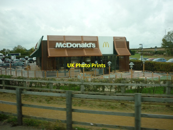 Photo 6"x4" The McDonald's at Towcester East Services Towcester c2011