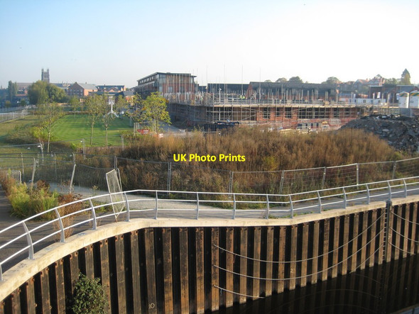 Photo 6"x4" Developments at Diglis Worcester c2011