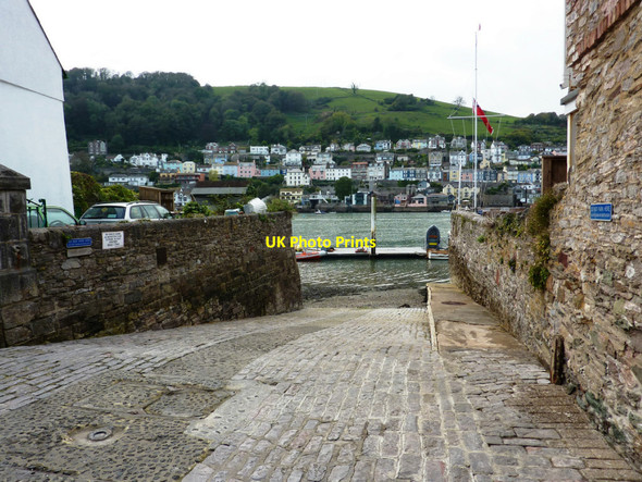 Photo 6"x4" Slipway near yacht club at Kingswear Dartmouth c2011