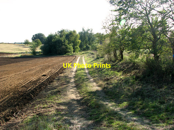 Photo 6"x4" Farm track into fields, Great Bealings Great Bealings c2011