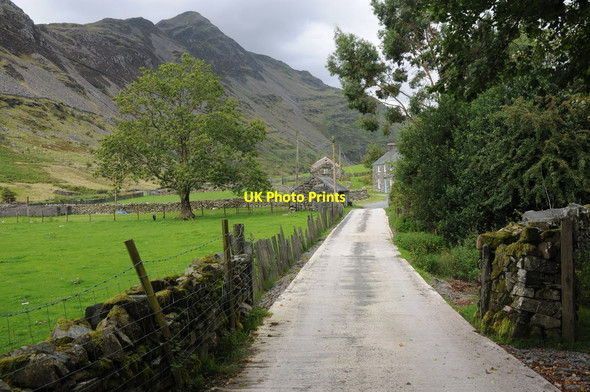 Photo 6"x4" Farm drive in Cwm Croesor Croesor c2011