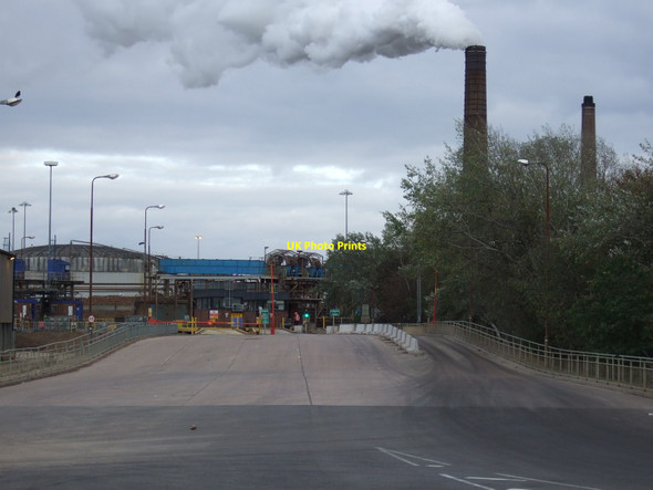 Photo 6"x4" Entrance to sugar factory Newark-on-Trent c2011