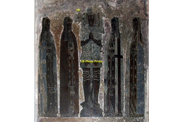 Photo 6"x4" St Nicholas, Ingrave - Brass Brentwood c2011