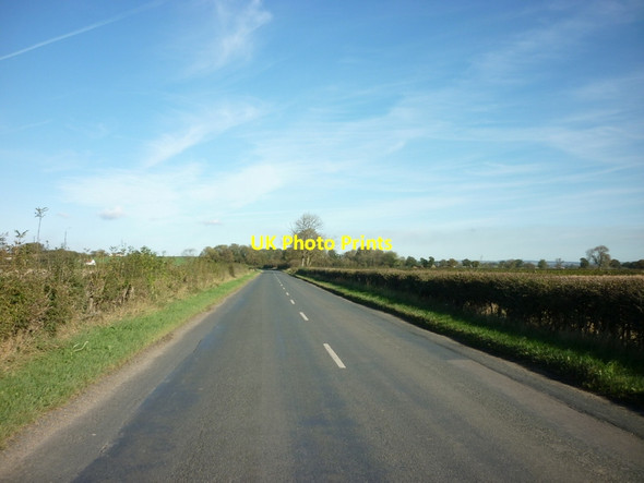 Photo 6"x4" Looking north along Newsham Lane Great Habton c2011