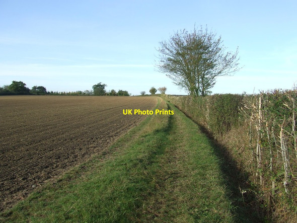 Photo 6"x4" Footpath To Leys Farm Chilton Street c2011