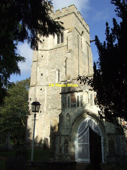 Photo 6"x4" All Saints Hundon Babel Green c2011