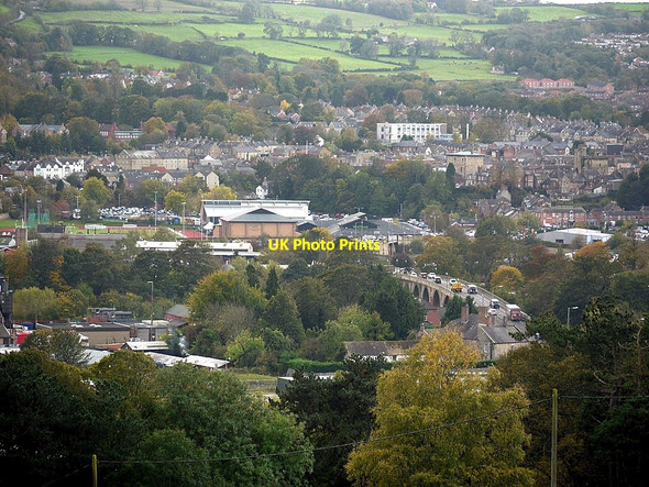 Photo 6"x4" Hexham from Oakwood Bank Hexham c2011
