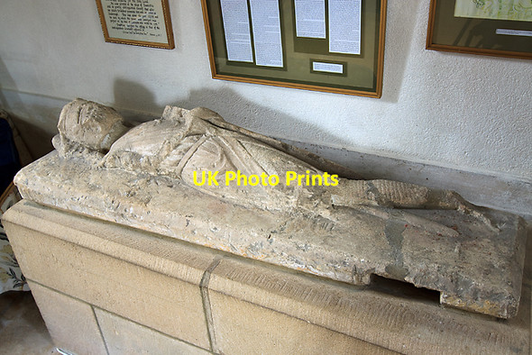 Photo 6"x4" Effigy of a knight - St John's church, Seaborough Littlewindsor c2011