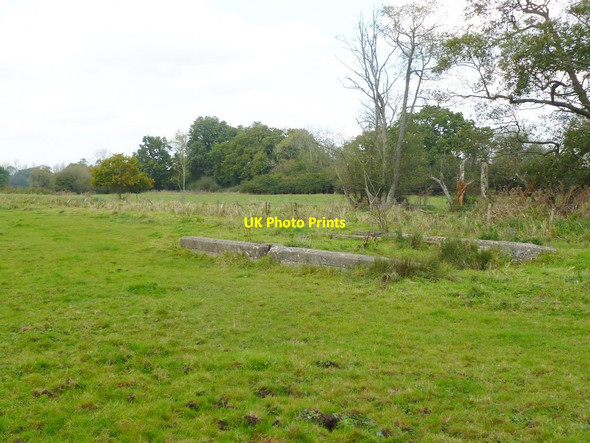 Photo 6"x4" Bickton, watermeadows drainage Fordingbridge c2011