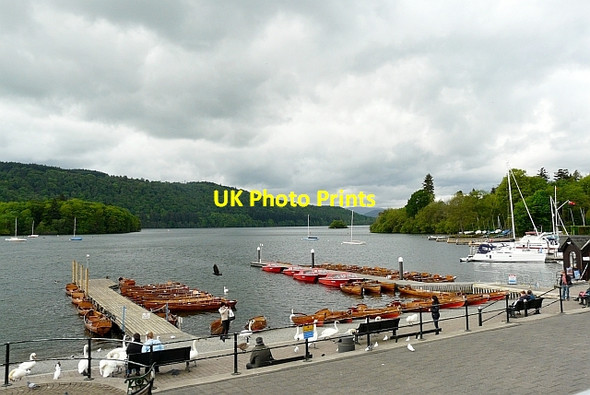 Photo 6"x4" Lake Windermere from Bowness Promenade Bowness-On-Windermere c2011