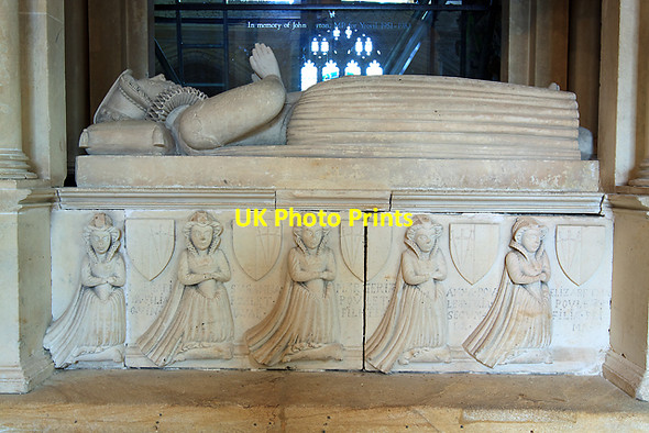 Photo 6"x4" Sir Anthony Poulett tomb - St George's church, Hinton St George (detail 1) Dinnington\/ST4012 c2011