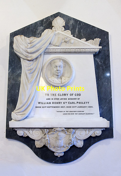 Photo 6"x4" Monument to William, 6th Earl Poulett - St George's church, Hinton St George Dinnington\/ST4012 c2011