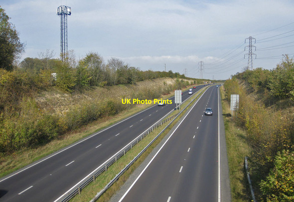 Photo 6"x4" Comms mast beside the A64, Malton Bypass Malton\/SE7871 c2011