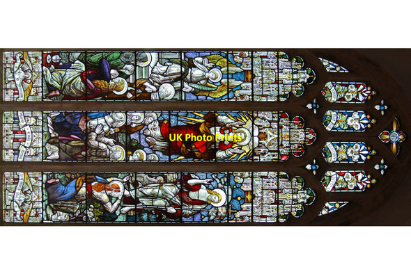 Photo 6"x4" St John the Baptist, Aylmerton - Stained glass window Aylmerton c2011