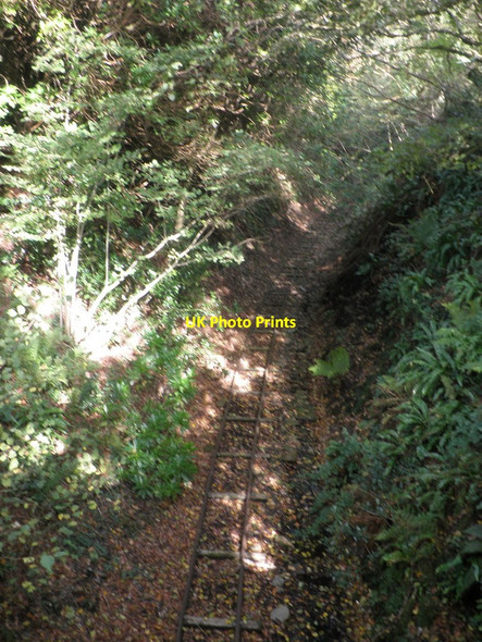 Photo 6"x4" Trackbed, former Lynton and Barnstaple Railway Bratton Fleming c2011