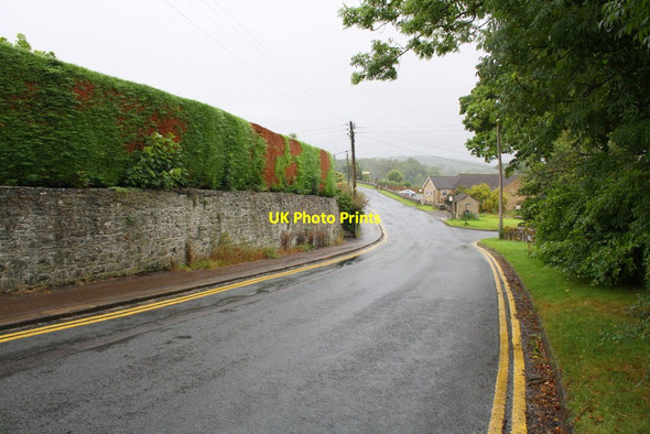Photo 6"x4" Hill Foot on a wet afternoon Harmby c2011