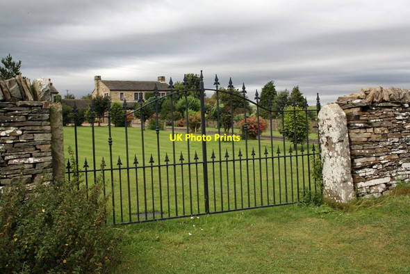 Photo 6"x4" Western entrance to 'Pentland House' from A684 Spennithorne c2011