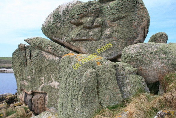 Photo 6"x4" Carn near Dropnose Hugh Town c2008