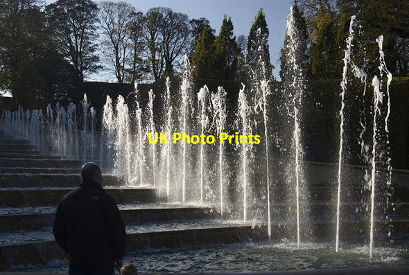 Photo 6"x4" Cascade fountains, Alnwick Garden Alnwick c2011