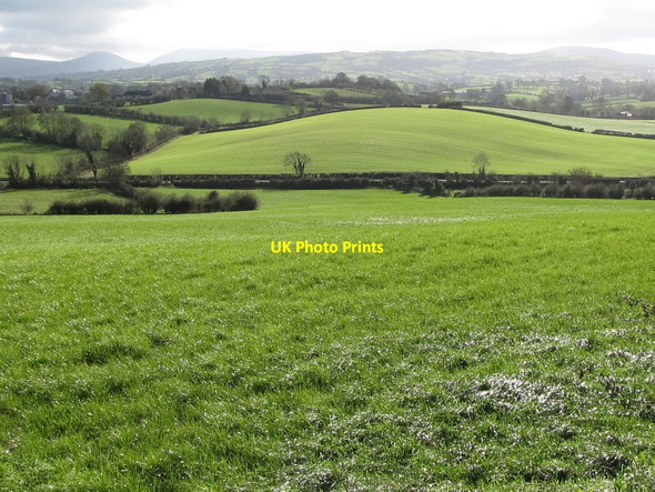 Photo 6"x4" View south from Ardaragh Road across the A25 (Rathfriland\/Newry) road Milltown\/J1436 c2011
