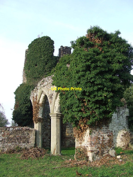 Photo 6"x4" The Ruined Church Of St Mary Appleton West Newton\/TF6927 c2011