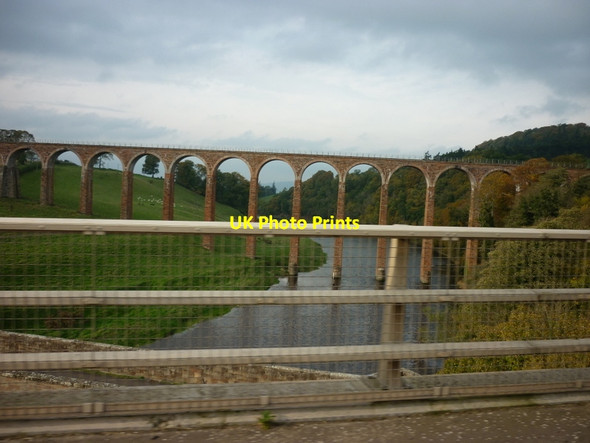 Photo 6"x4" The Leaderfoot Viaduct from the A68 Newstead\/NT5634 c2011
