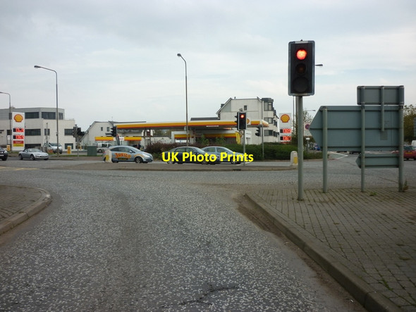 Photo 6"x4" The Shell garage on the A8, Glasgow Road South Gyle c2011