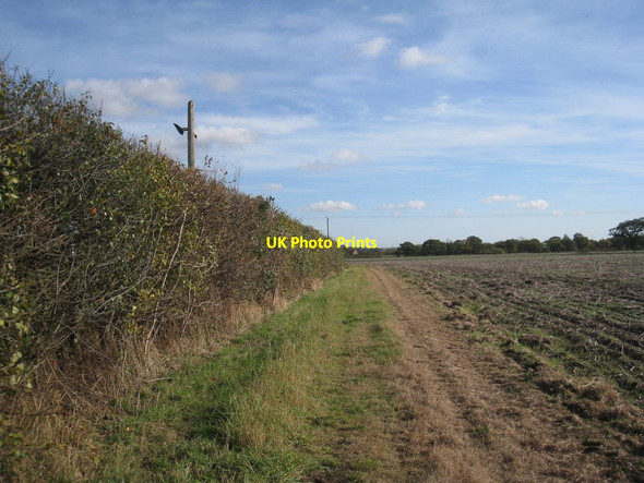 Photo 6"x4" Footpath to Halfway Houses Morton\/SK8863 c2011