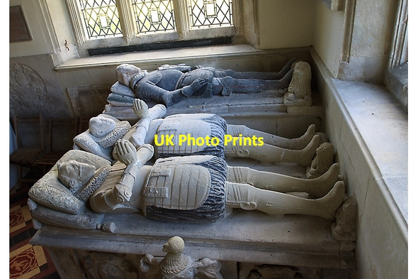 Photo 6"x4" Tomb-monument of Henry Ley - St Michael's church, Teffont Evias (detail - 1) Teffont Evias c2011