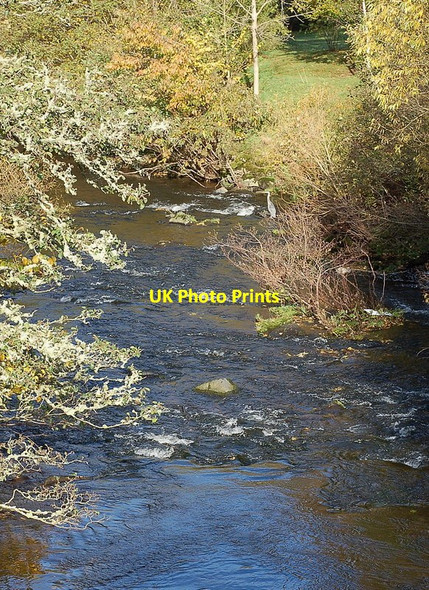 Photo 6"x4" The Rule Water from Bedrule bridge Bedrule c2011