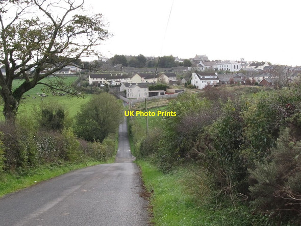 Photo 6"x4" View eastwards along the Back Road Rathfriland c2011