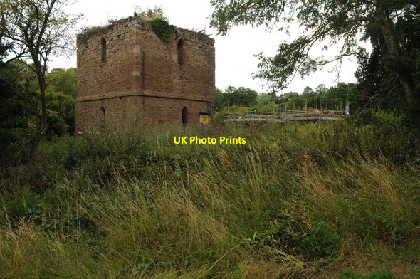 Photo 6"x4" Remains of Avenbury church Bromyard c2011