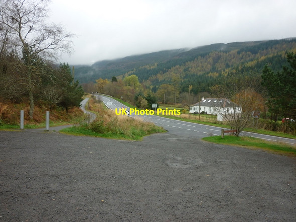 Photo 6"x4" A car park on The Rob Roy's Way Ardchyle c2011