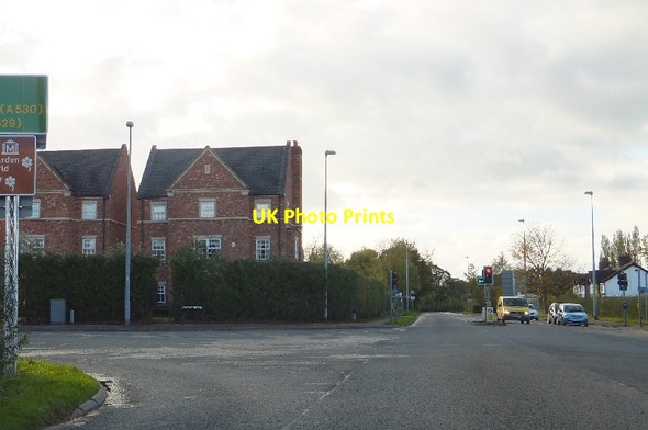 Photo 6"x4" Traffic lights on the A51 Nantwich c2011