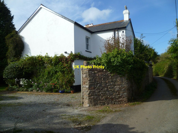 Photo 6"x4" Orange Way in Devon and Torbay (83) Dainton c2011